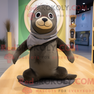 Olive Seal maskotdraktfigur...