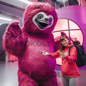 Magenta Giant Sloth máscara...