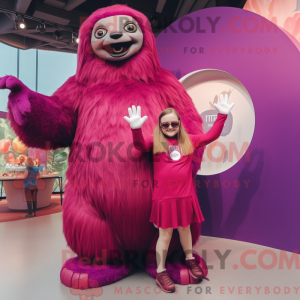 Magenta Giant Sloth máscara...
