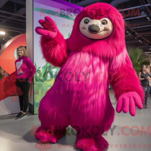 Magenta Giant Sloth máscara...