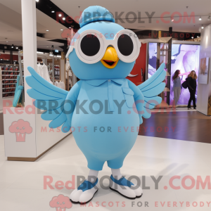 Sky Blue Dove maskotka z...