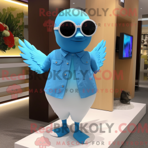 Disfraz de mascota Sky Blue...