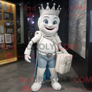Witte Koningin mascotte...