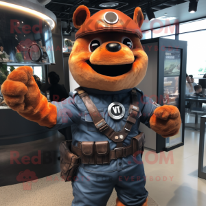 Rust Police Officer maskot...