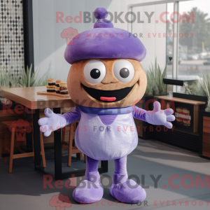 Lavender Burgers mascot...