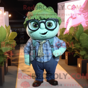 Cyaan Kool mascottekostuum...