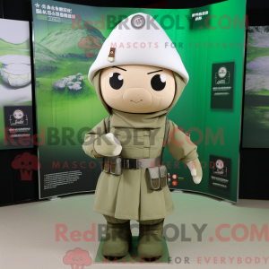 Army Soldier maskot kostume...