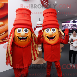 Rode Frieten mascotte...