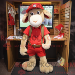 Maskottchenkostüm Rotes...