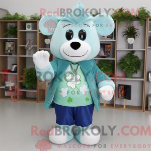 Sky Blue Four Leaf Clover...