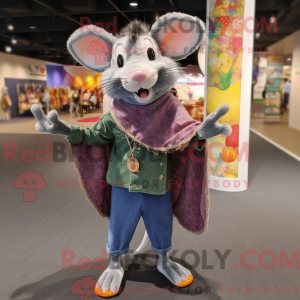 Rat mascotte kostuum...