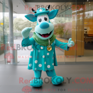 Turkis ko maskot kostume...