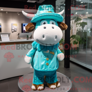 Turkis ko maskot kostume...