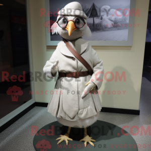 Kwartel mascotte kostuum...
