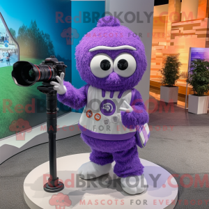 Lavendel kamera maskot...