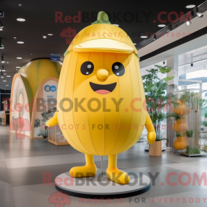 Gul melon maskotkostyme...