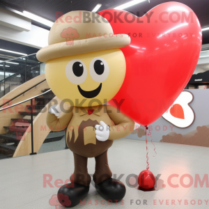 Uma máscara de balão de...