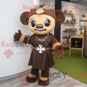 Brun Celtic Cross maskot...