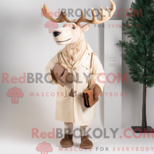 Máscara de alce irlandês...