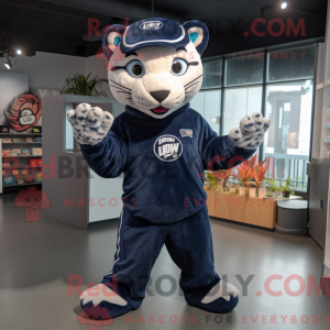 Navy Jaguar mascot costume...