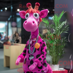 Magenta giraffe...