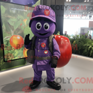 Disfraz de mascota Purple...