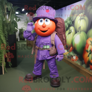 Lilla tomat maskot kostume...