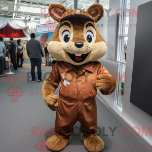 Brown Chipmunk mascot...
