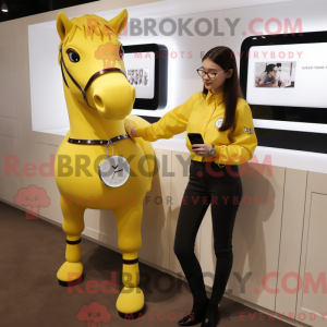 Maskotdraktfigur i Yellow...