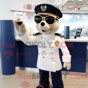 Máscara Navy Champagne com...