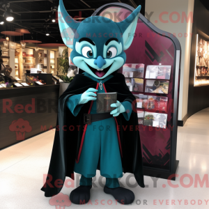 Máscara de Vampiro Teal com...