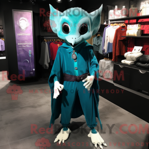 Máscara de Vampiro Teal com...