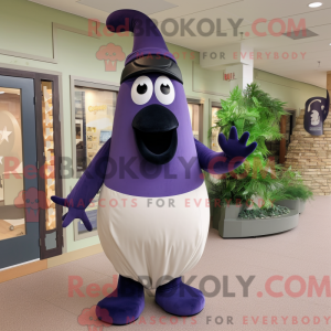 Navy Eggplant mascot...
