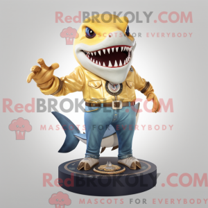 Gull Megalodon maskot drakt...