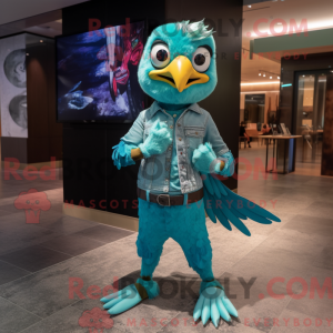 Turkis Falcon maskot...