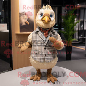 Tan Pigeon-mascottekostuum...