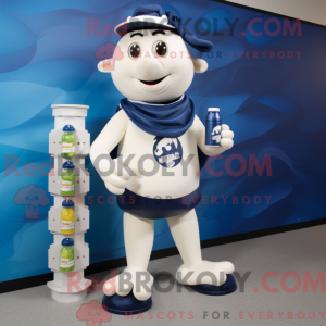 Postava maskota Navy Bottle...