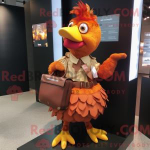 Máscara de frango com...