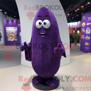 Purple Shakshuka mascot...