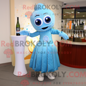 Disfraz de mascota Sky Blue...