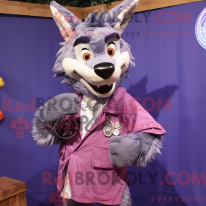 Costume de mascotte de loup...