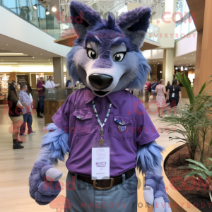 Costume de mascotte de loup...