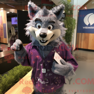 Disfraz de mascota de Lobo...