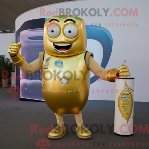Gold Soda Can...