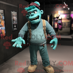 Blauwgroen Frankenstein...