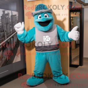 Blauwgroen Frankenstein...