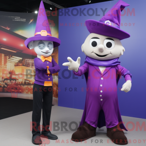 Purple Magician mascot...