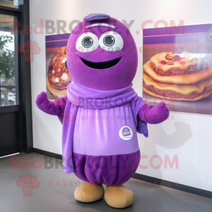 Lilla Bagels maskot kostume...