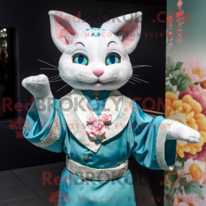 Maskotka Cyan Cat kostyme...