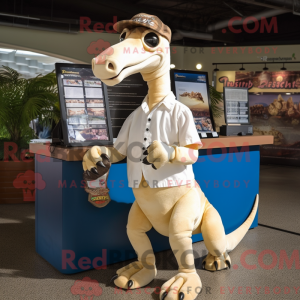 Beige Parasaurolophus...